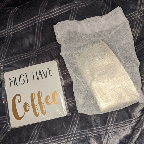 Coffee Lovers coaster + cozy set☕ - Picture 4 of 4